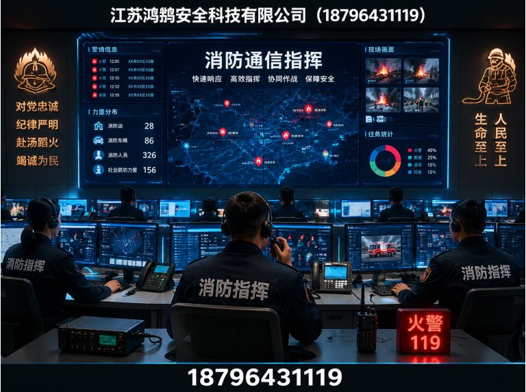 莱芜消防通信指挥展示图